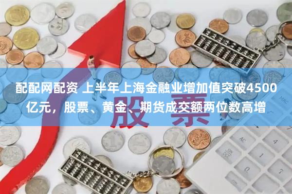 配配网配资 上半年上海金融业增加值突破4500亿元，股票、黄金、期货成交额两位数高增